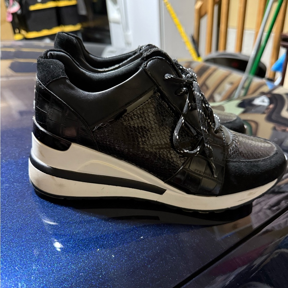Michael Kors Black and White Women's Sneakers